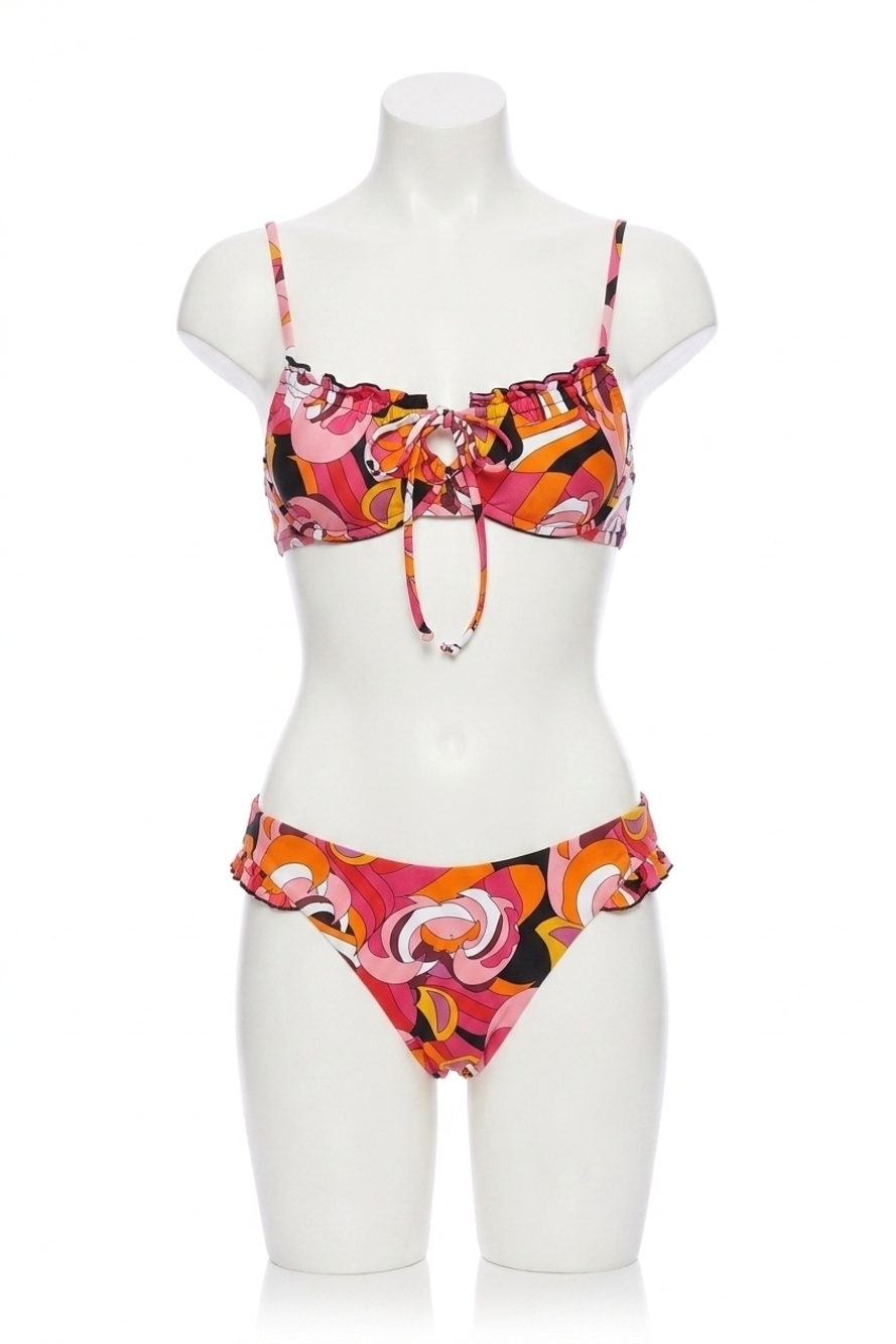 NEW BEACH RIOT chelsea bottom in psychedelic geo print